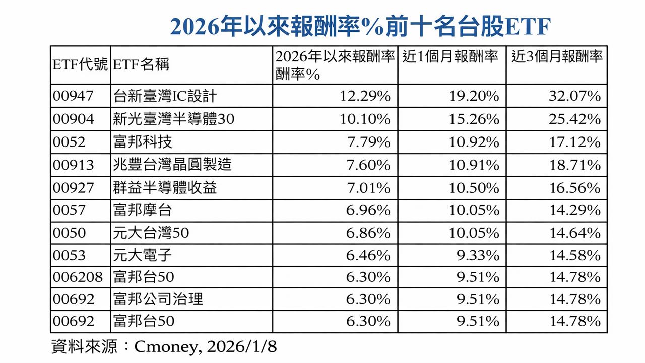 台股上3萬全線暴走！前十強全漲6%以上　最強前3是它們
