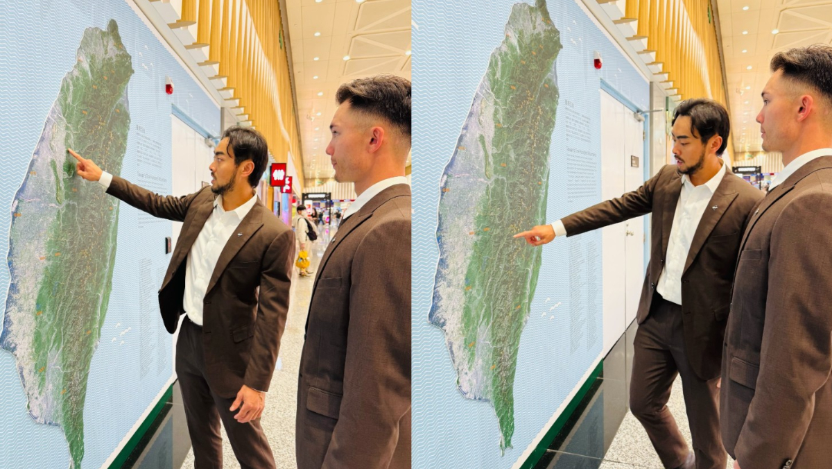 這照片有聲音！「媽媽的家鄉在這」林家正為費仔上台灣地理課　3萬人感動