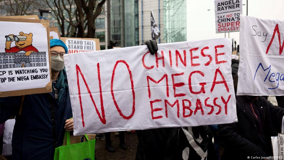 抗議聲中 英國預期將批准「超級」中國大使館新址